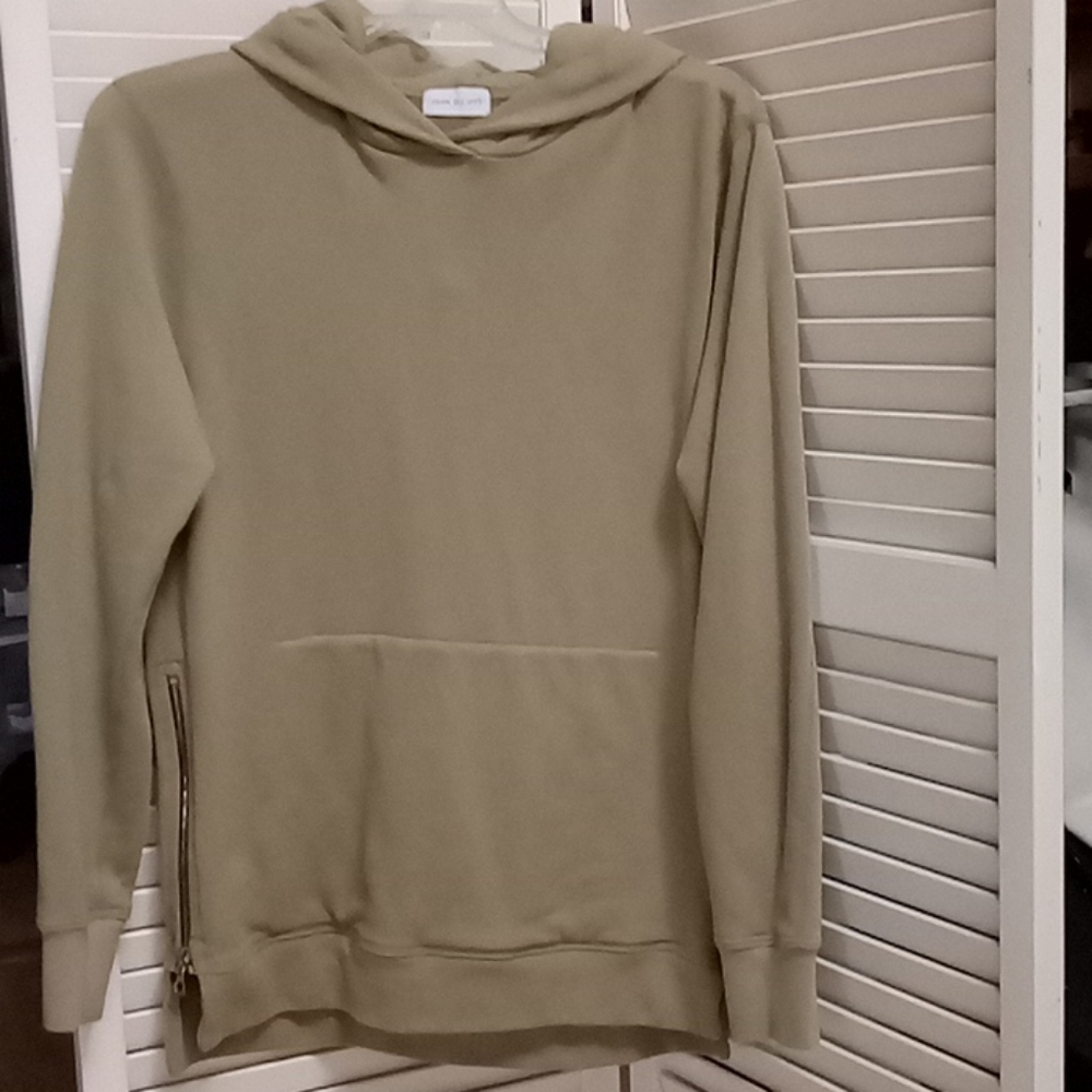 John Elliott "self" Sweatshirt Size 3 Beige